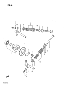 FB50 Распредвал -клапана