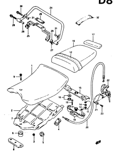 RG125 Пружина