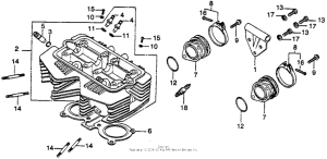 CB400 Головка цилиндров