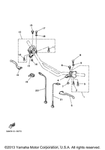 TW200MC Рулевые переключатели
