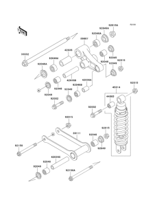 VN800 Подвеска  /  амортизатор