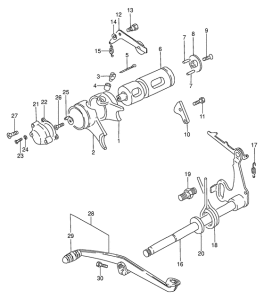 AX100 Переключение передач