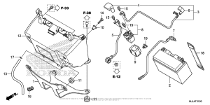NC700X Аккумулятор