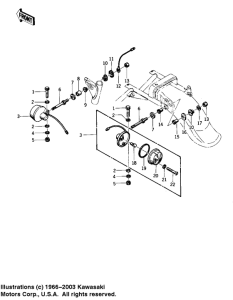 KZ400 Поворотники