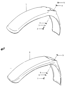 RM465 Переднее крыло