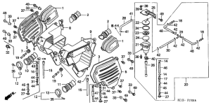 CB125T Воздухоочиститель