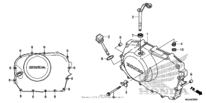 VT750RS Right crankcase cover (2)