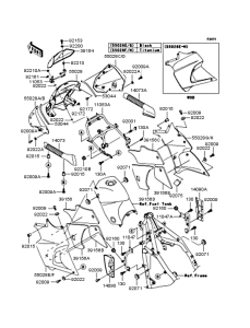 KLE500 Обтекатели