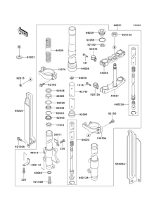 KDX125 Front fork(dx125-a4)