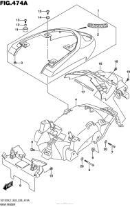 VZ1500 Задний бампер