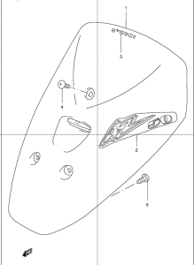 AZ50 Front leg shield