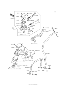 ER650 Главный тормозной цилиндр