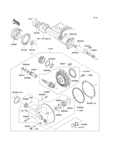  Drive shaft / final gear(1 / 2)