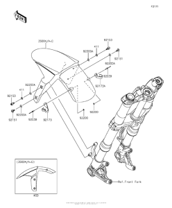 ZR1000 Крыло переднее