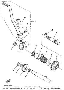 YZ490A Стартер