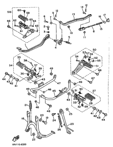 XV1100SE Stand. footrest