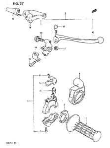 PE175 Right handle switch