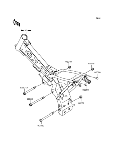  Крепление двигателя