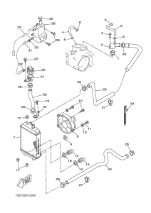 VP300 Radiator & hose