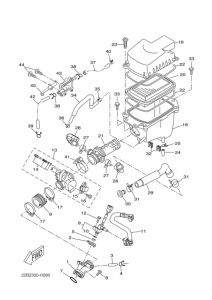 WR125X Впускная система
