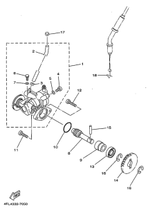 TZR125 Масляный насос
