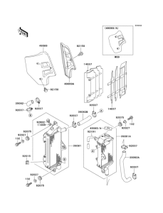 KX500 Радиатор