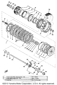XS850SH Сцепление