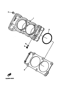 XTZ750 XTZ750B Цилиндр