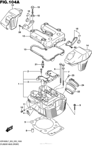 VZR1800 Cylinder Head (Front) (Vzr1800L7 E28)