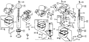 CB900 Carburetor conponent