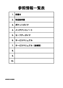 BA50S 参照情報一覧