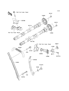 ZX1000 Распред вал