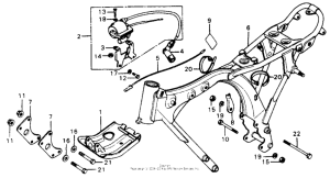 XR75 Frame + ignition coil