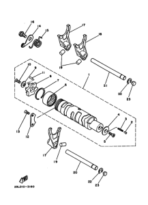 RZ350RR ｼﾌﾄｶﾑ. ﾌｵｰｸ