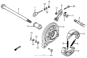  Задний тормоз