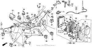 GL1500I I wire harness
