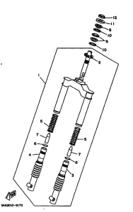 CW50T CW50TA Вилка передней оси