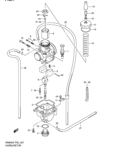 RM85 Carburetor assy