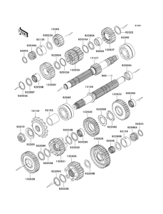 ZR750 Трансмиссия