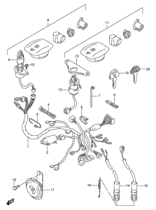 GS125 Жгут проводов