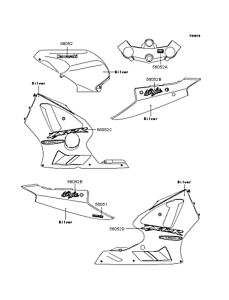 ZX1200 Наклейки