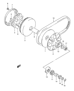 AE50 Трансмиссия