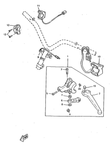 CW50RSX Handle switch. lever