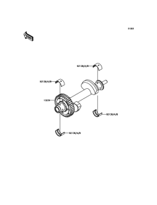 EX650 Валансирный вал