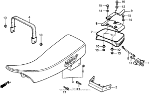 XR250L Сиденье
