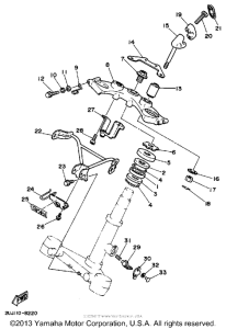 XV250 Управление