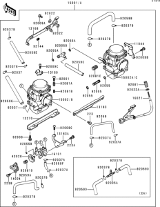 EX250 Carburetor(1 / 2)