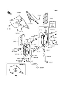 KX125 Радиатор