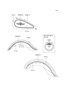 VN1500 Наклейки