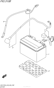 GSX-S750 Battery (Gsx-S750Al5 E28)